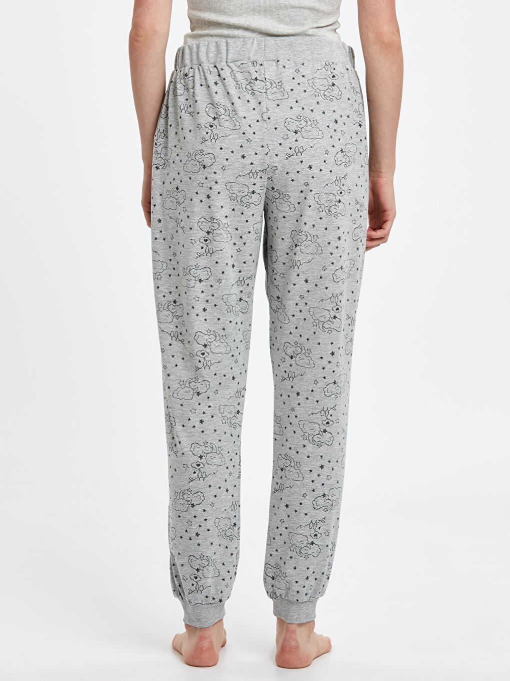 Gri Melanj Pijama Alt-2