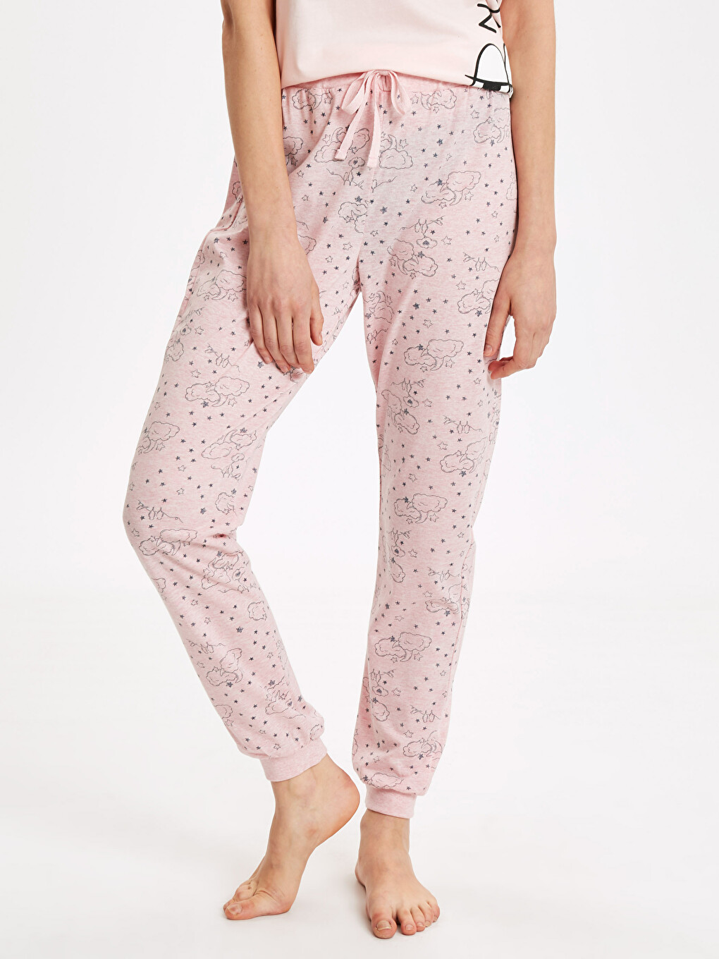 Pink Pattern Pyjama LCW DREAM Woman Pink Pyjama Bottoms - 9S1099Z8-LT4 - LC Waikiki