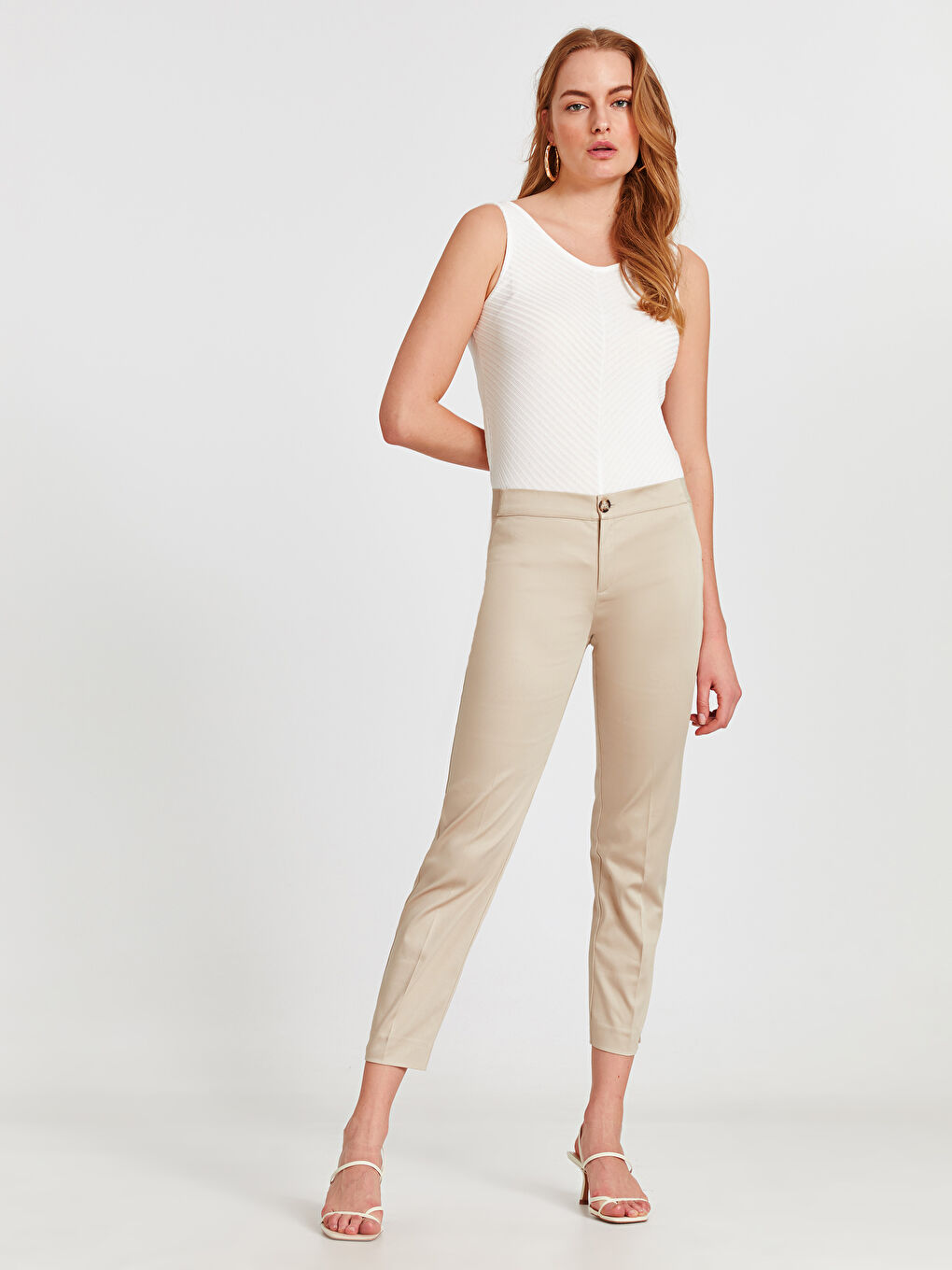 Pantalon BEIGE Femme