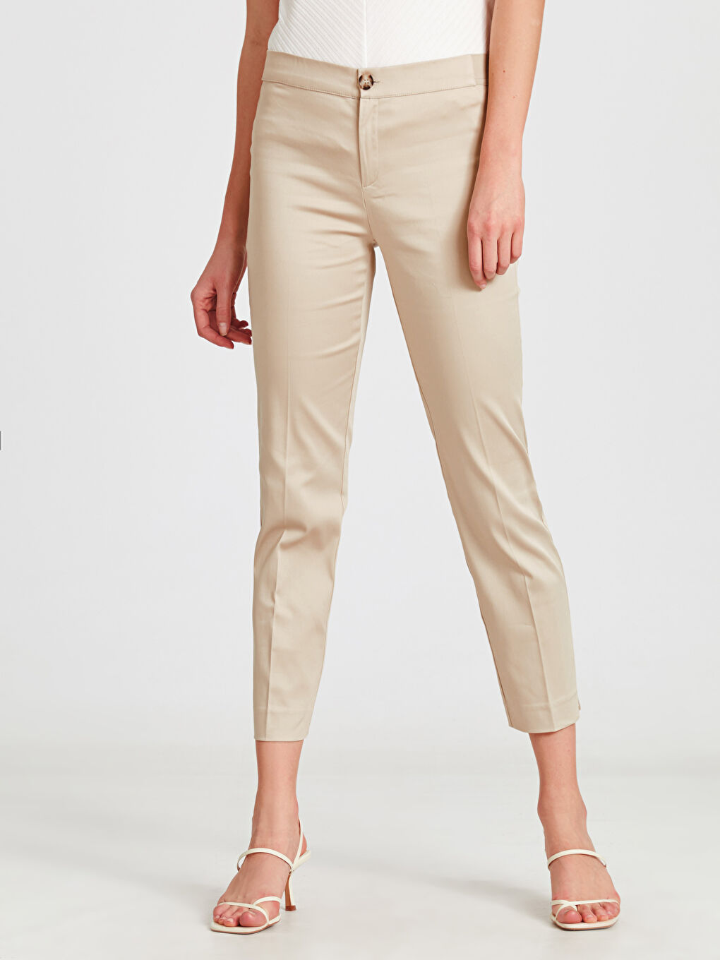 Pantalon BEIGE Femme-2