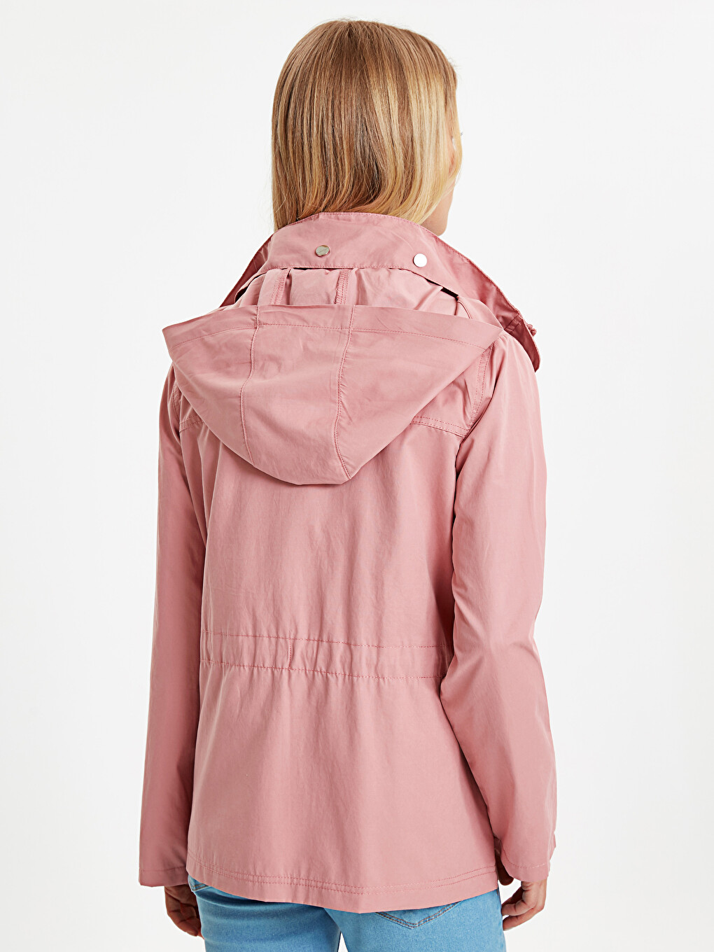 Woman Pink Coat-2