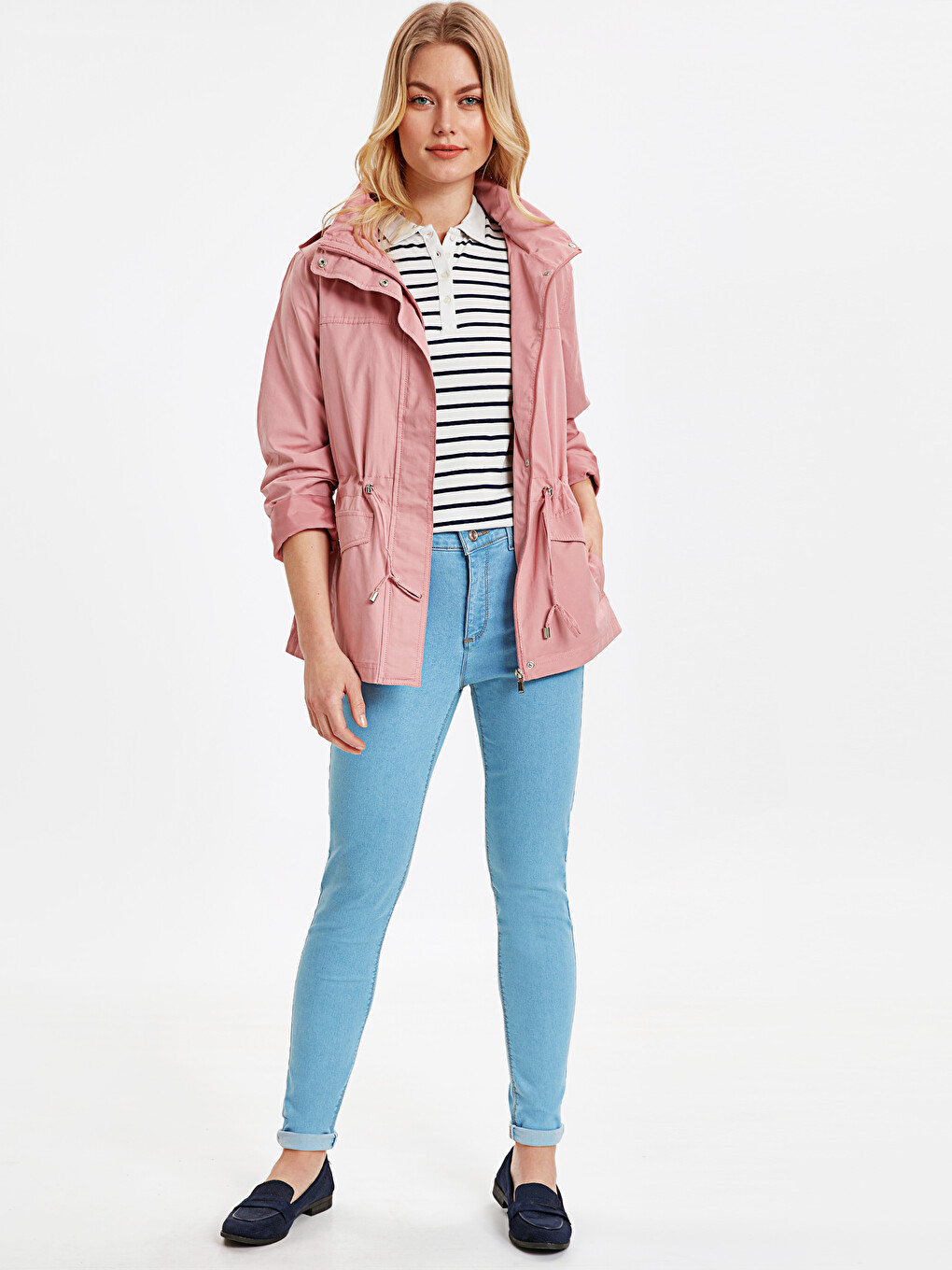 Woman Pink Coat-3