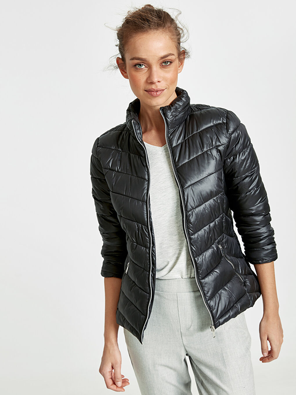 CRNA Zimska jakna Žena-1