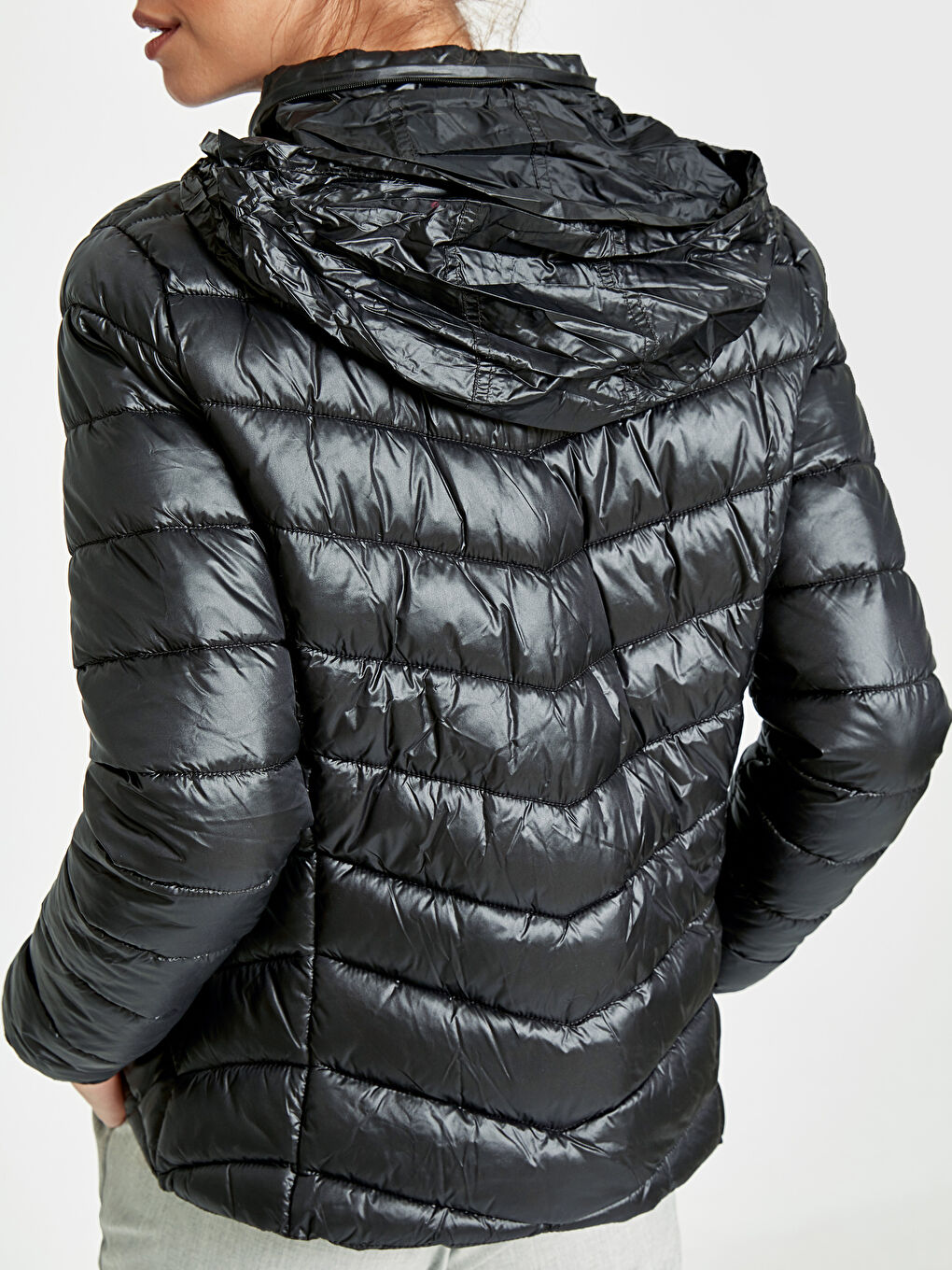 CRNA Zimska jakna Žena-4