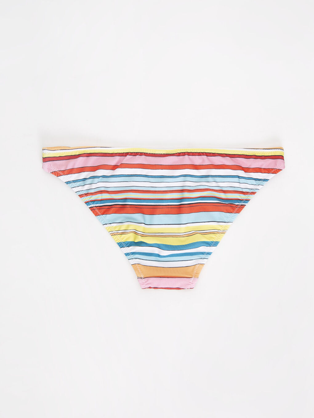 Sarı Çizgili Kadın Çizgili Bikini Alt-1