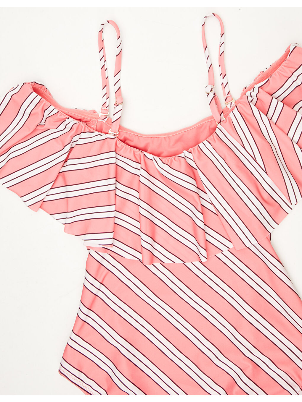 لباس السباحة وردى نساء-2