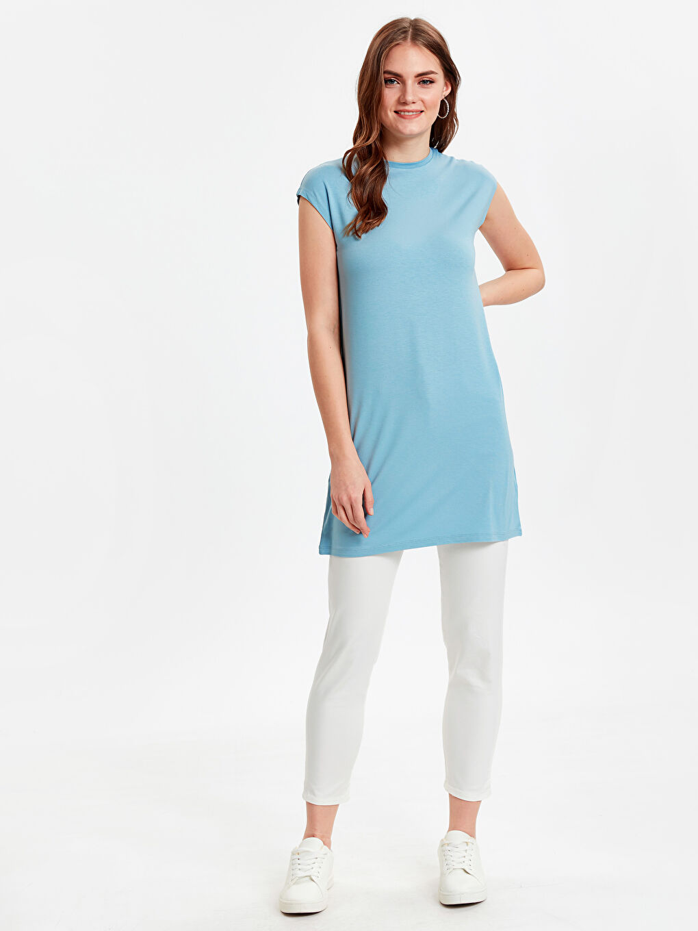 Woman BLUE T-Shirt-2