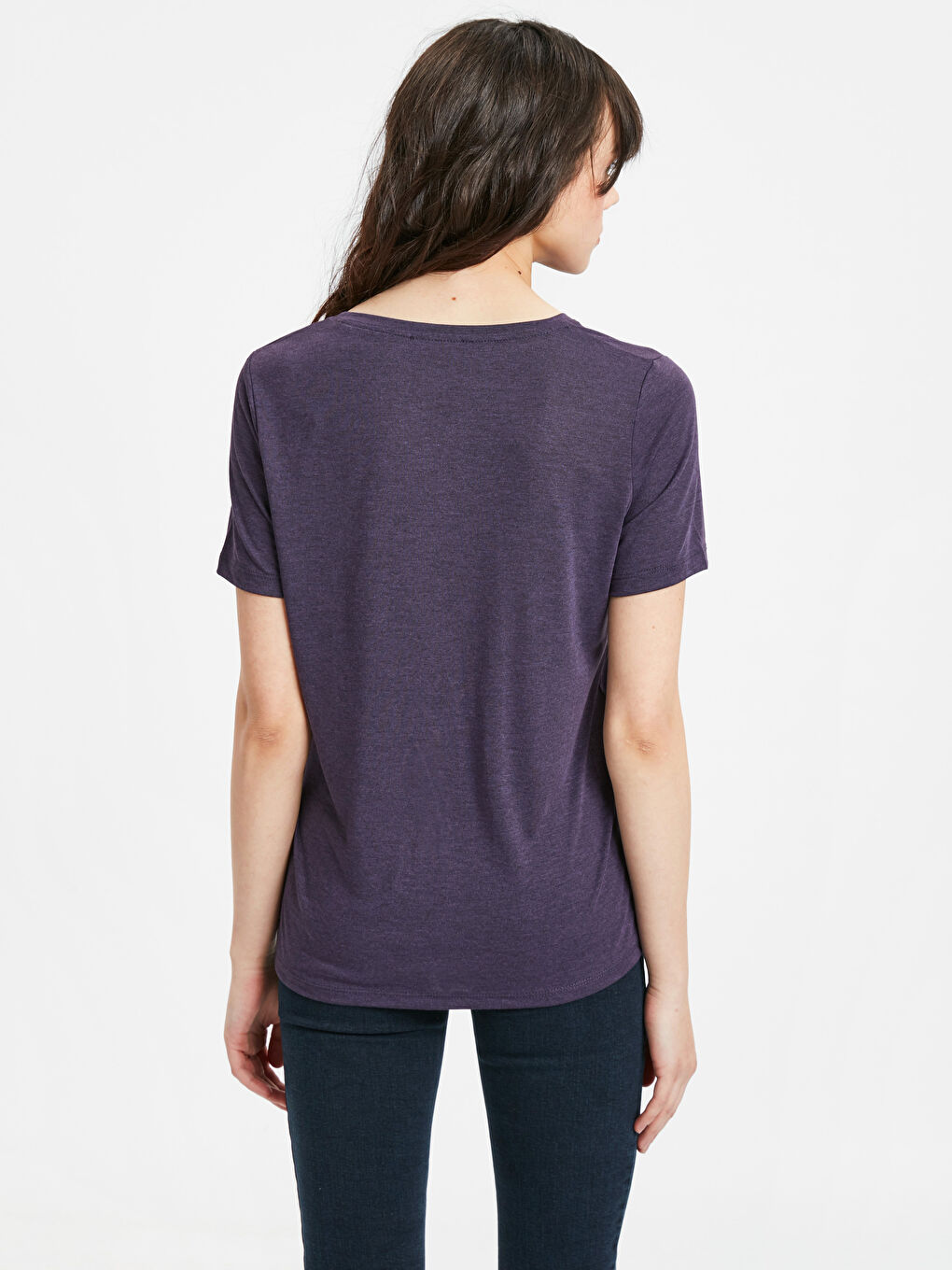 Mor Melanj Tişört-1