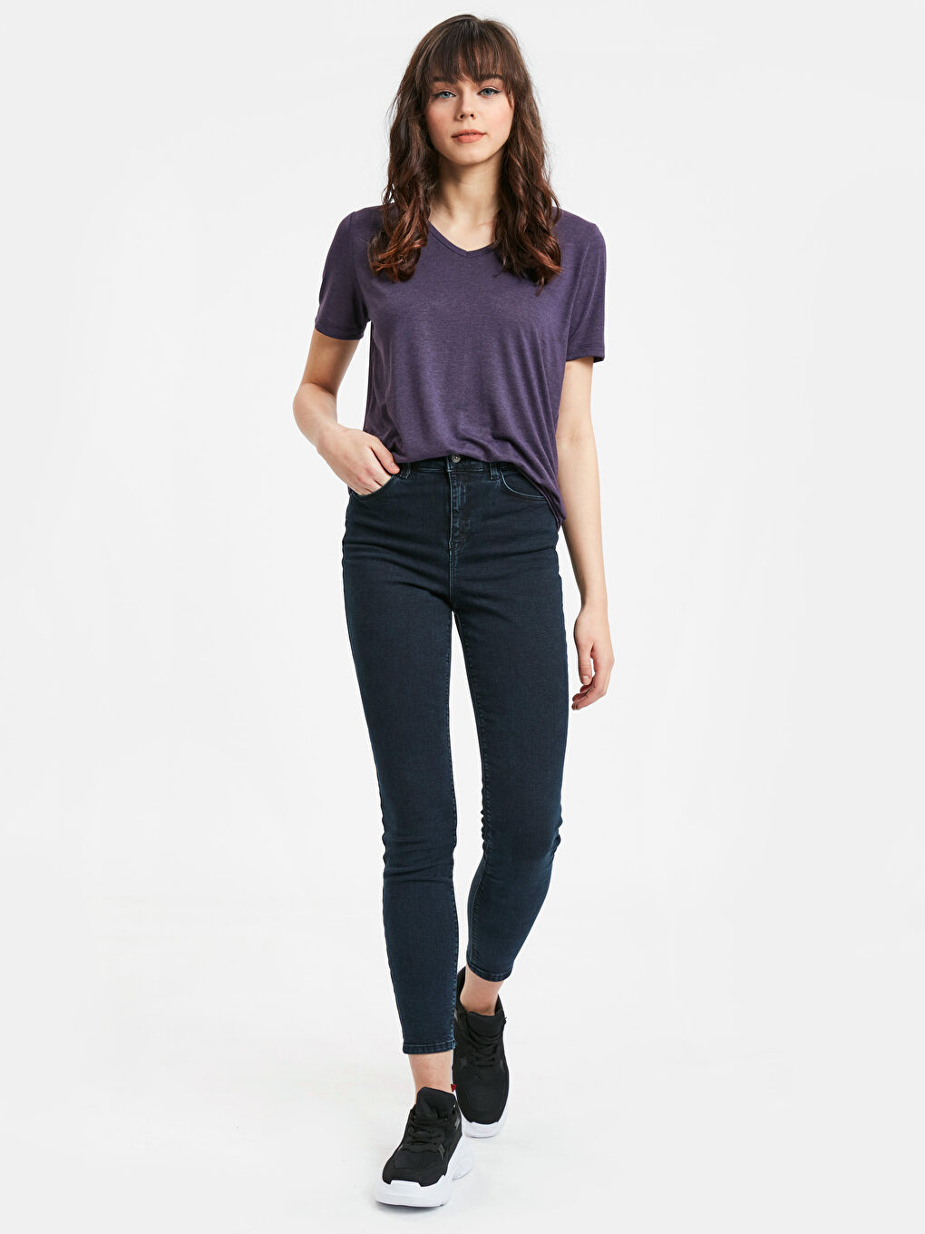 Mor Melanj Tişört-2