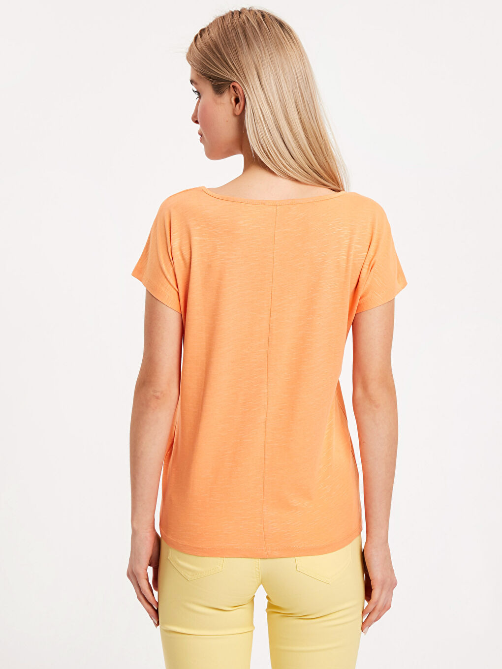 T-shirt ORANGE Femme-1