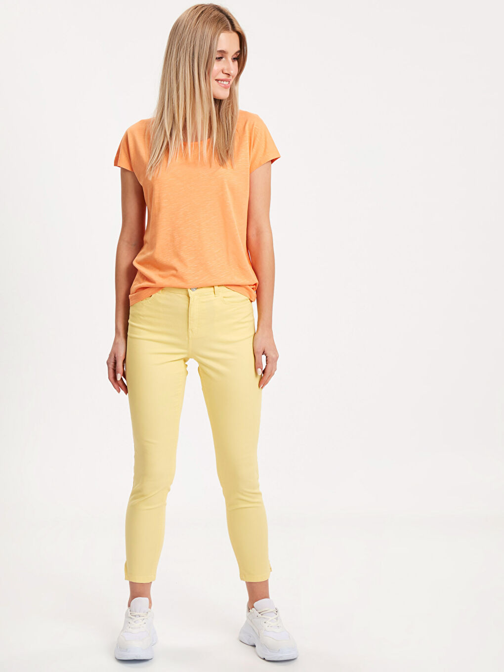 T-shirt ORANGE Femme-2