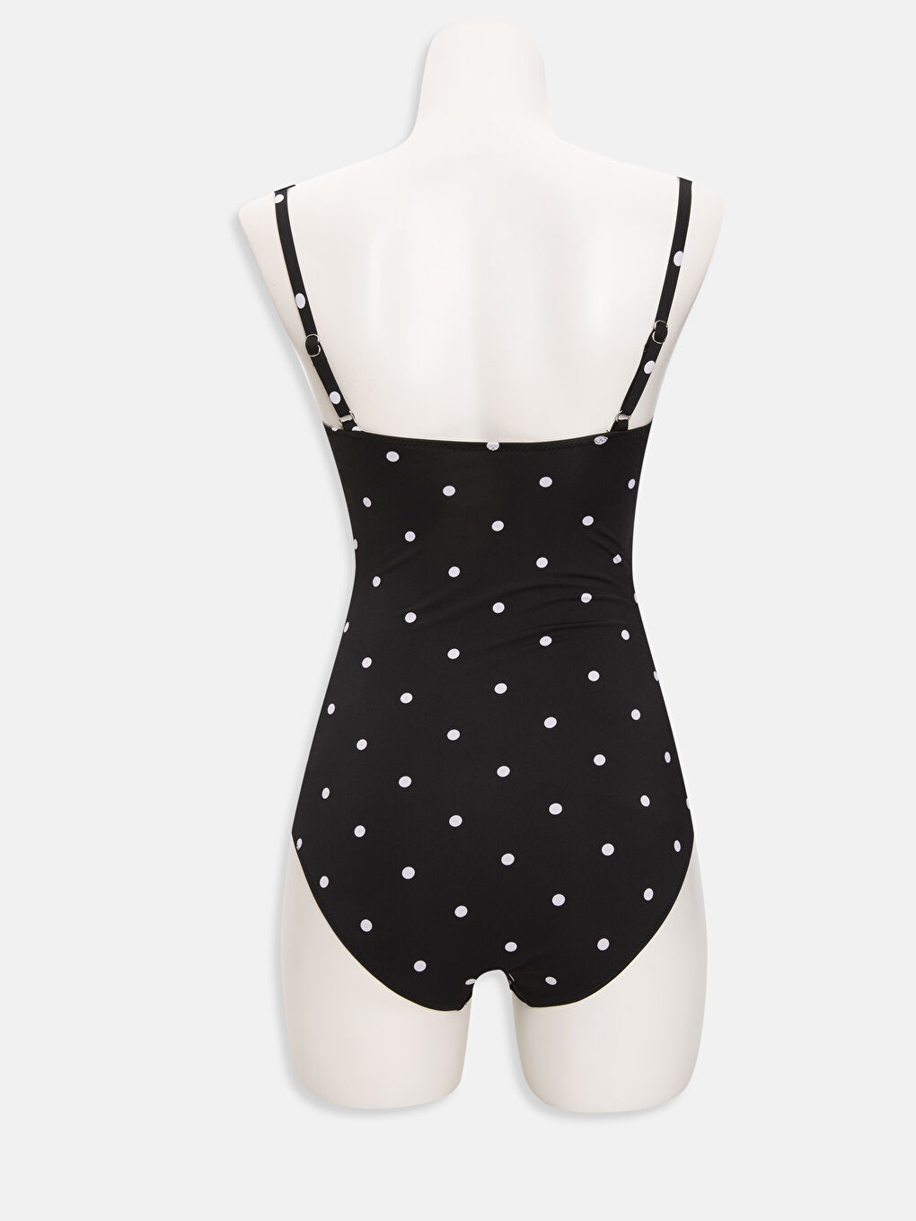 Strappy Polka Dot Pattern Women's Swimsuit-2
