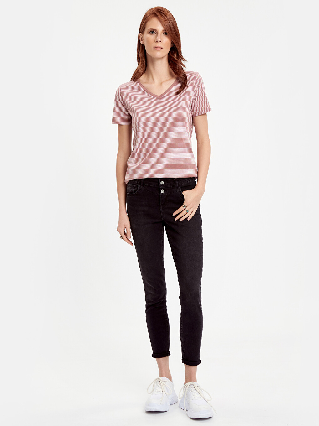 Woman Pink T-shirt-2