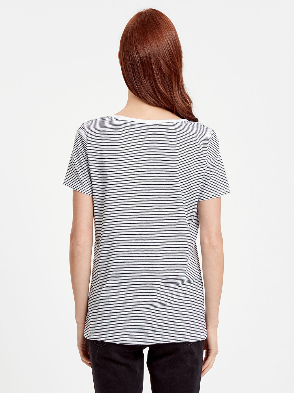 LCWAIKIKI Basic Woman WHITE T-Shirt -9S3381Z8-LJY