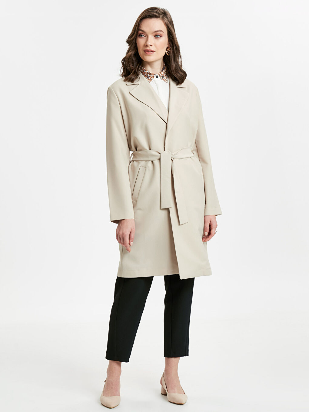 Bej Trençkot-2