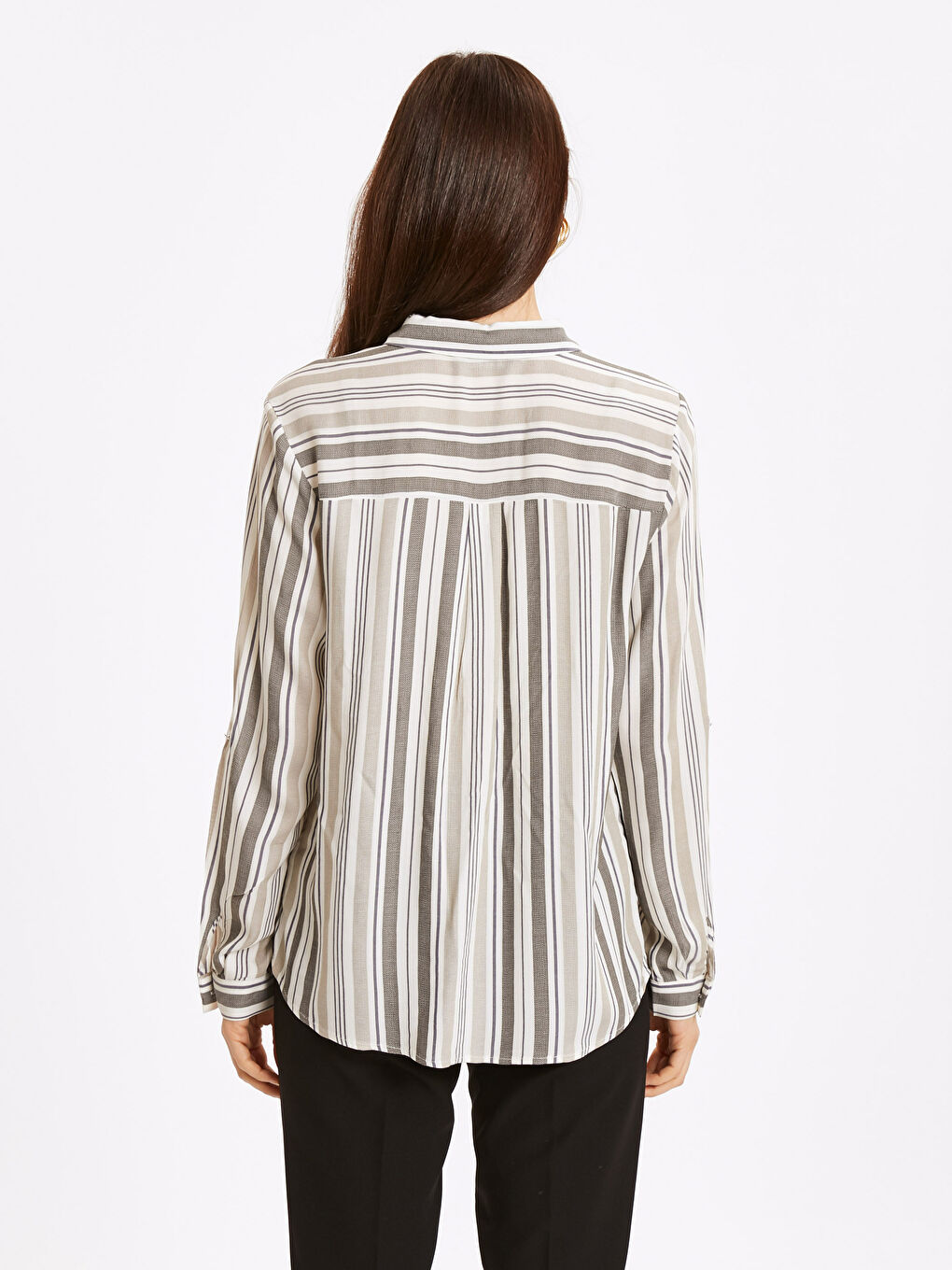 Женщины Хаки Рубашка-1