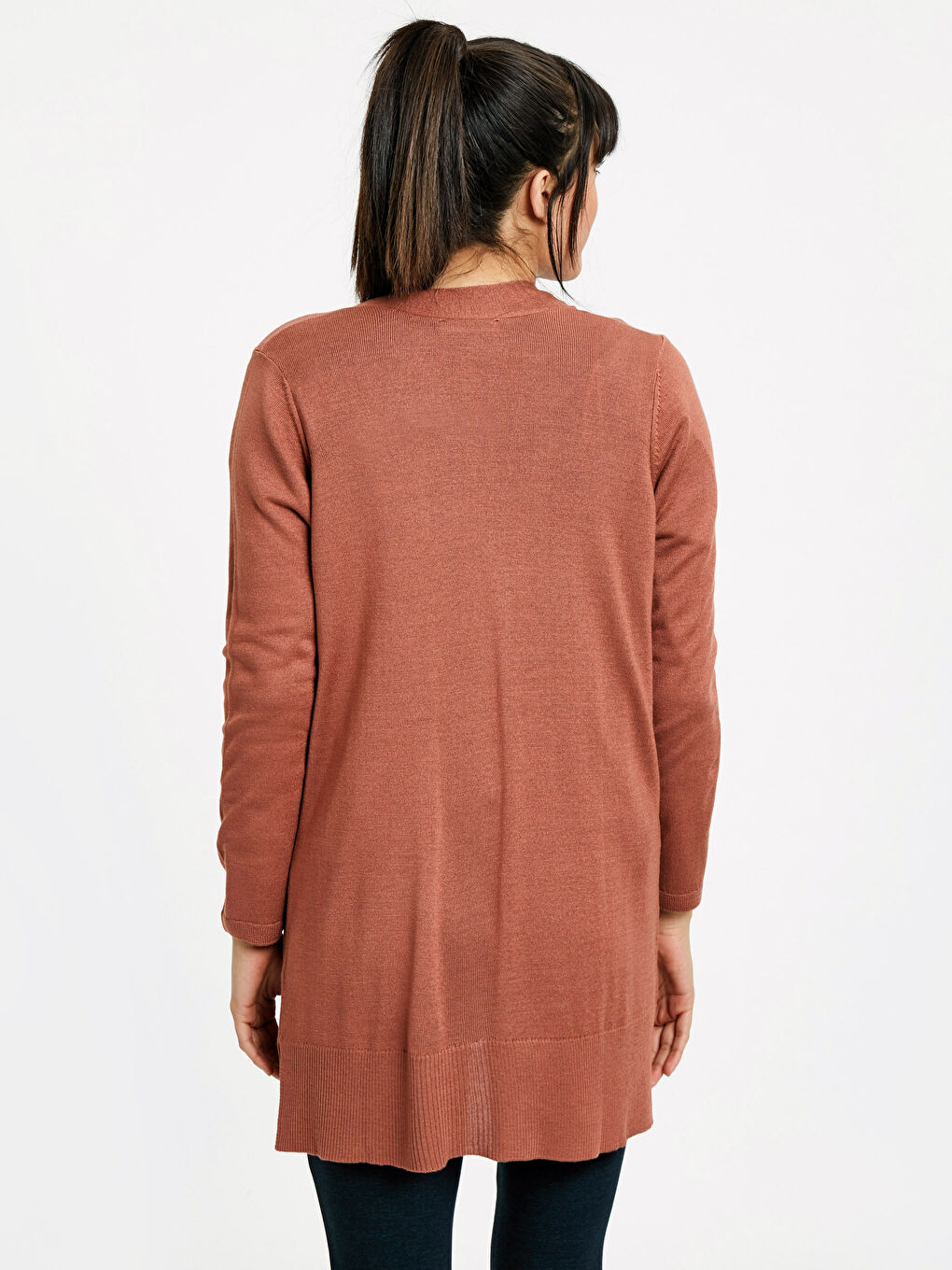 Жінка КОРИЧНЕВИЙ Кардиган-1