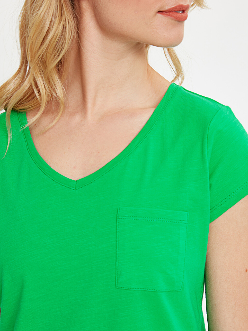 Woman Green T-shirt-3