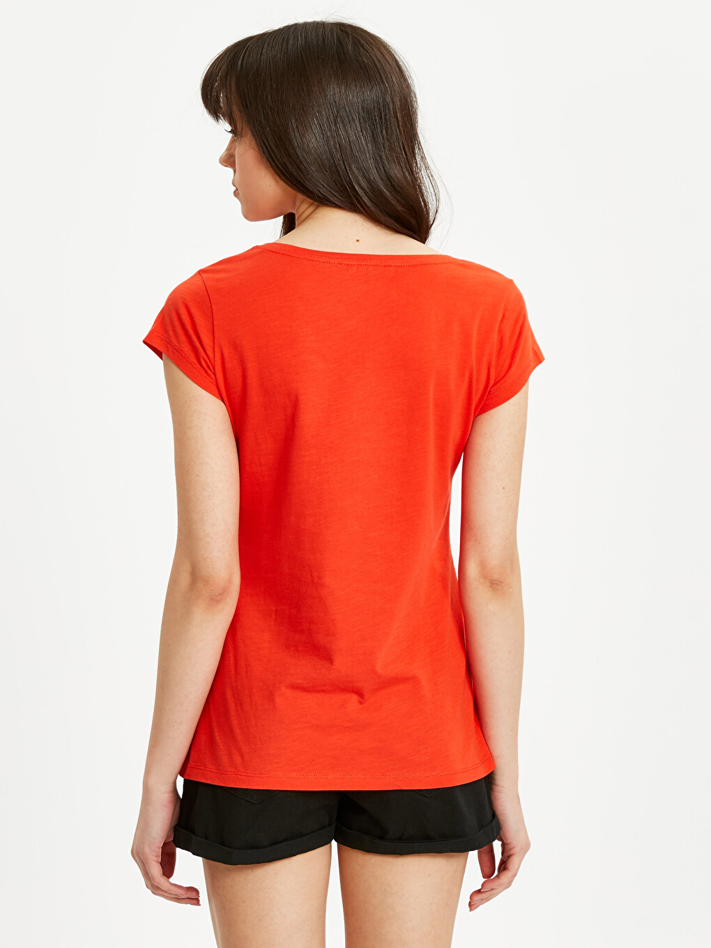 Woman Orange T-shirt-1