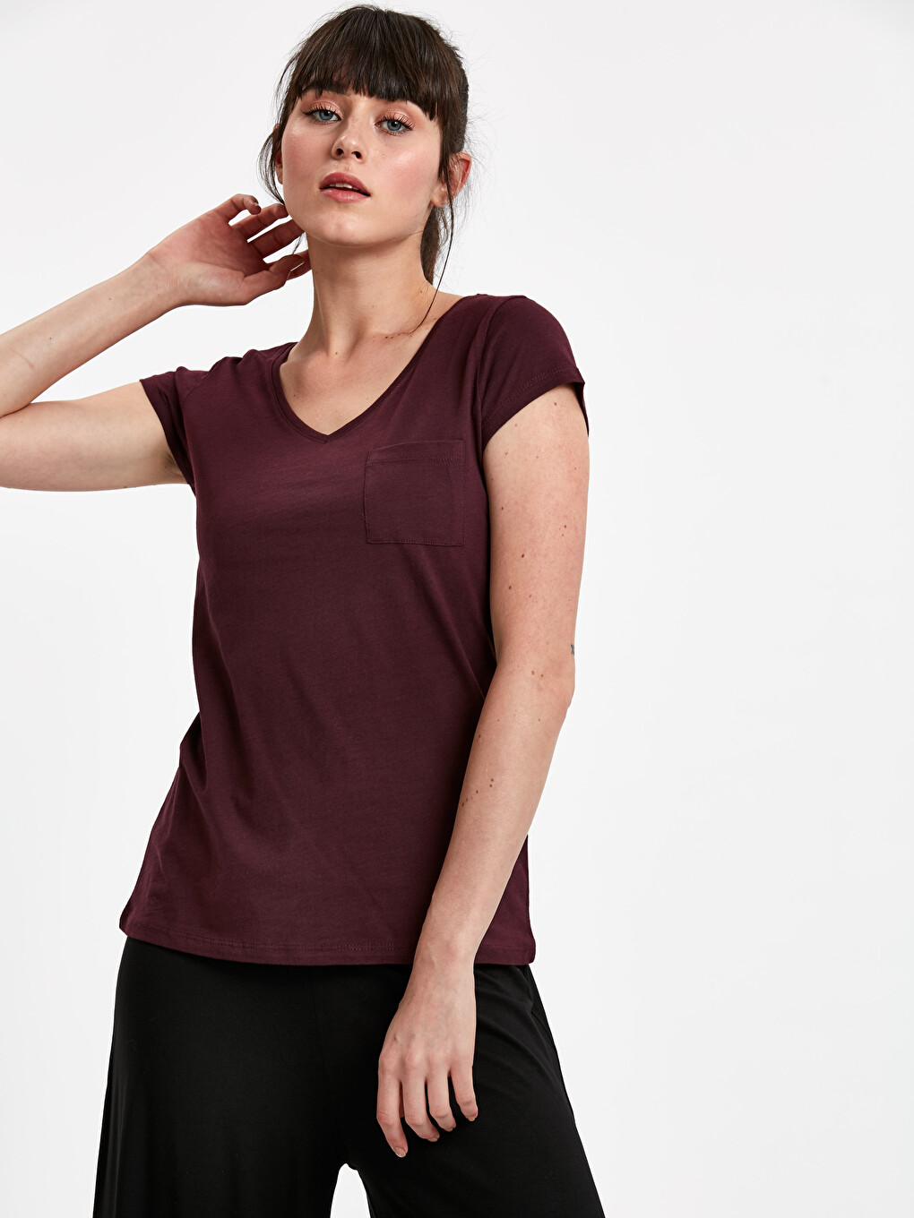 Woman Plum T-shirt