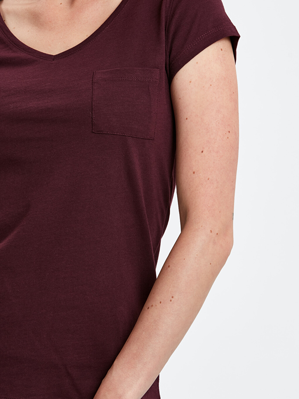 Woman Plum T-shirt-3
