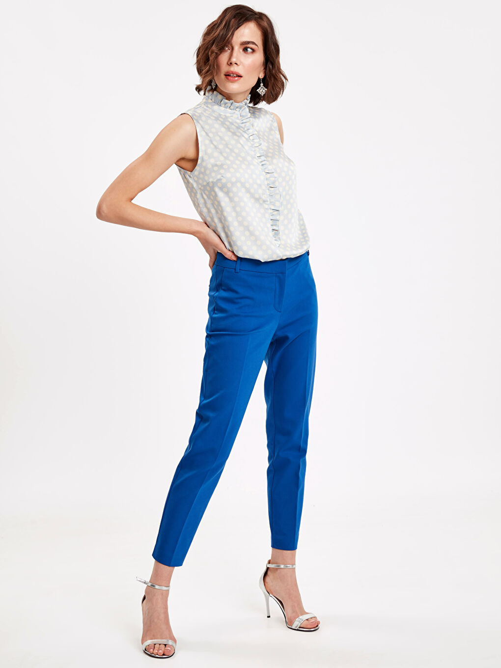 Женщины Голубой Брюки