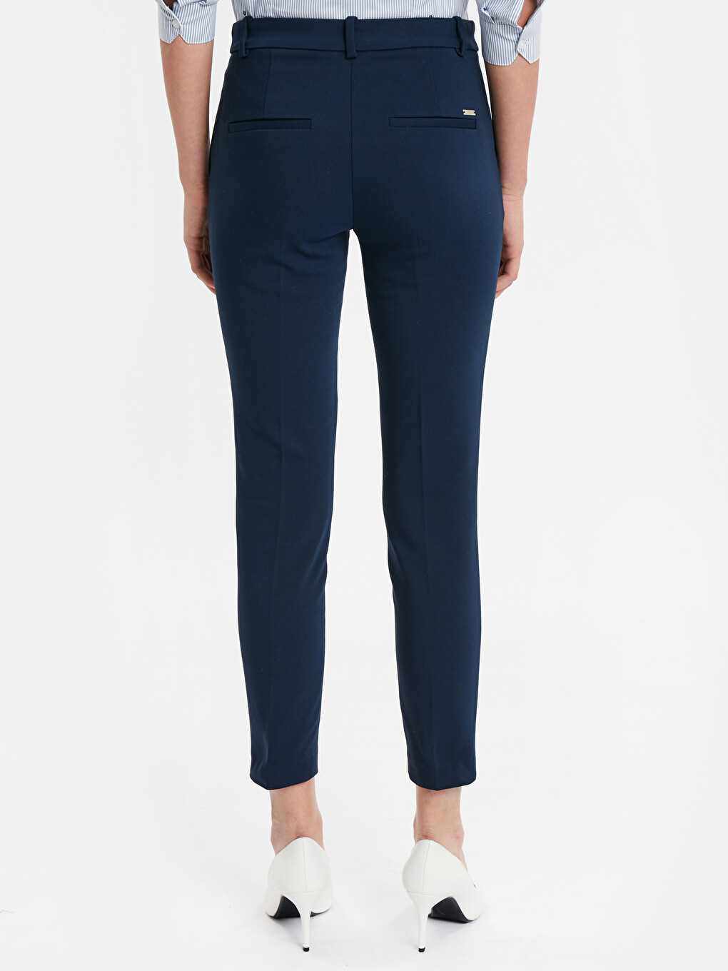 Woman Navy Trousers-2