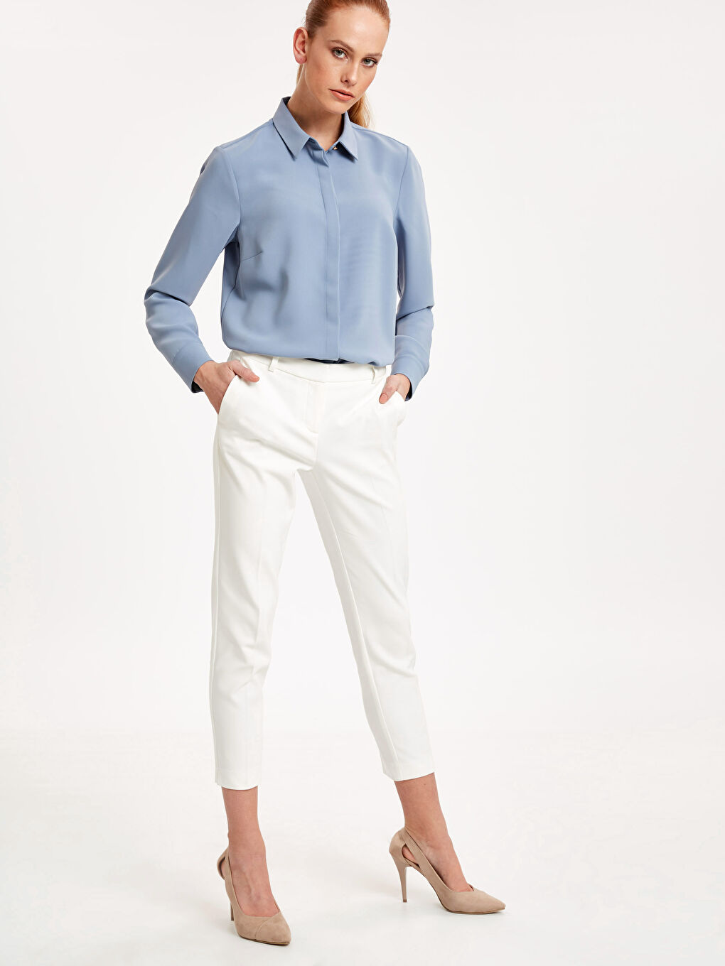 LCW Vision Ankle Length Skinny Slacks -9S5251Z8-EEW