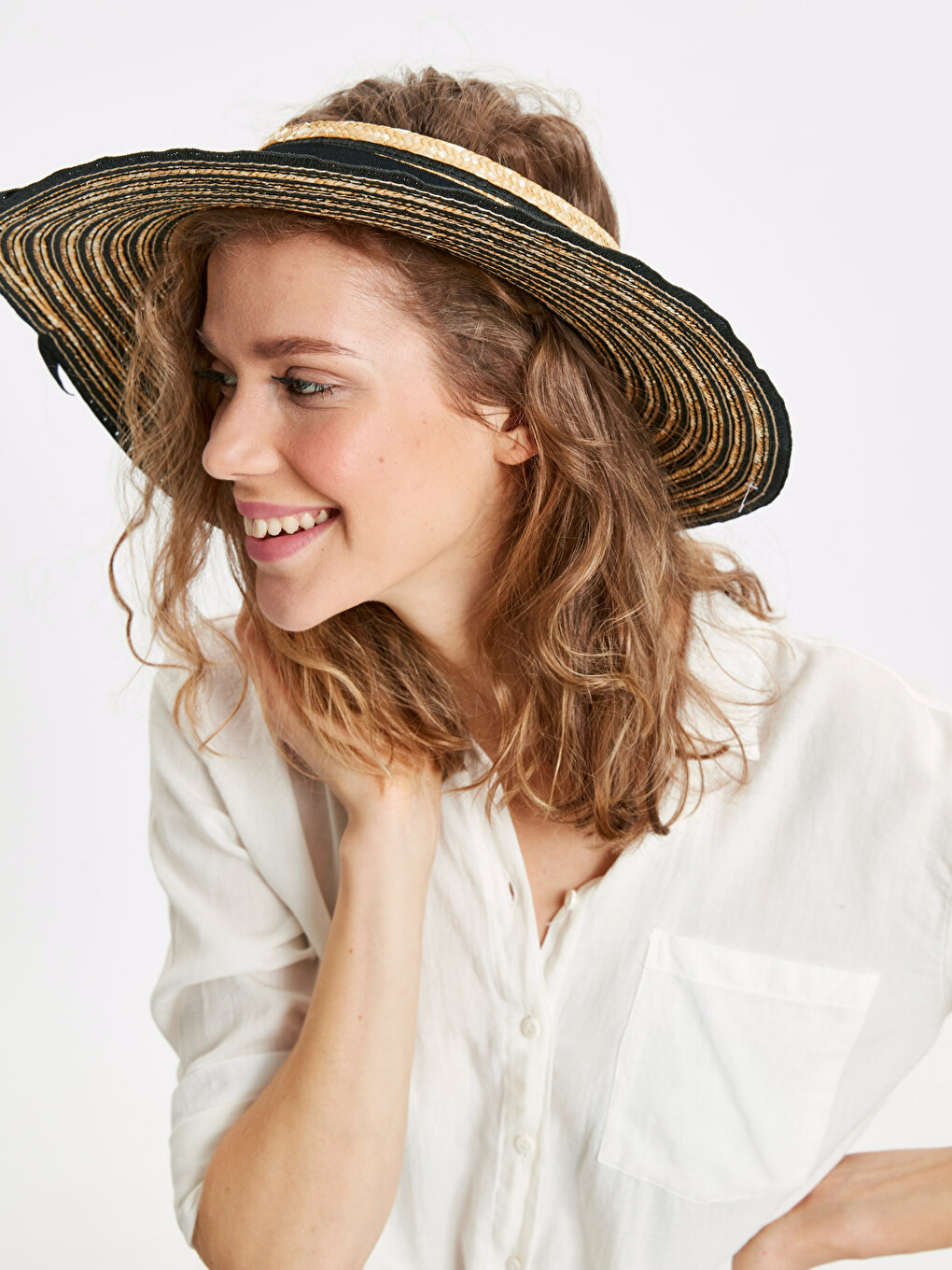 Casquette Beige Femme