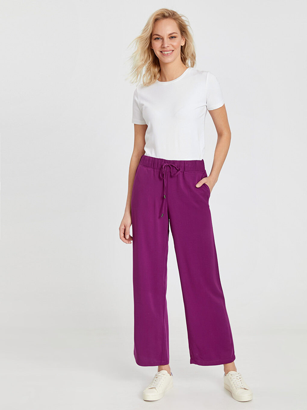 Pantaloni Violet Femeie