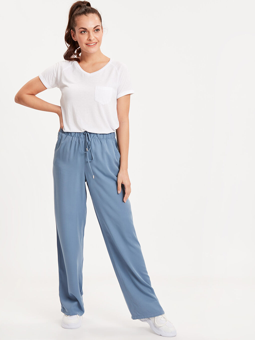 Woman BLUE Trousers