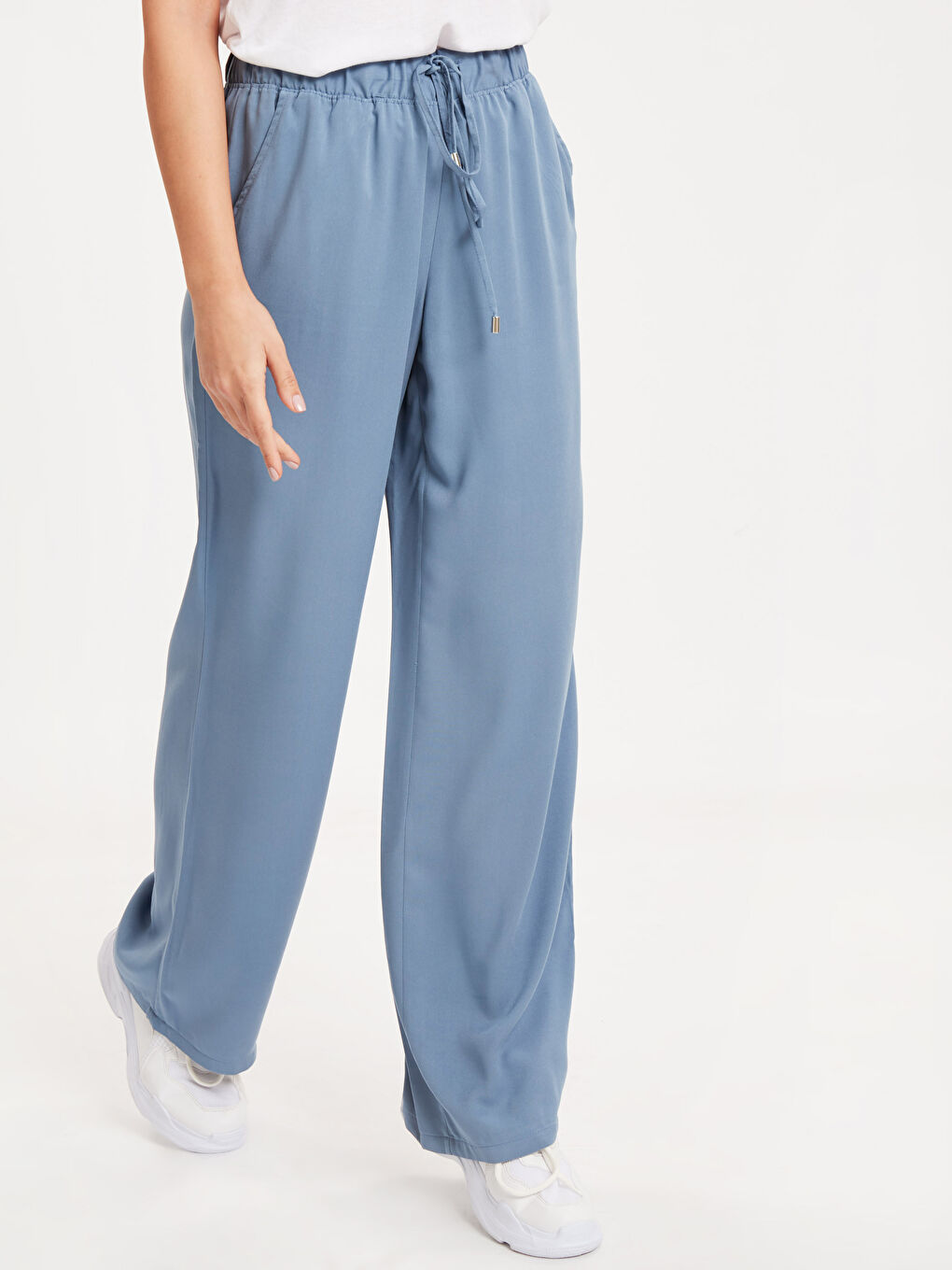 Woman BLUE Trousers-1