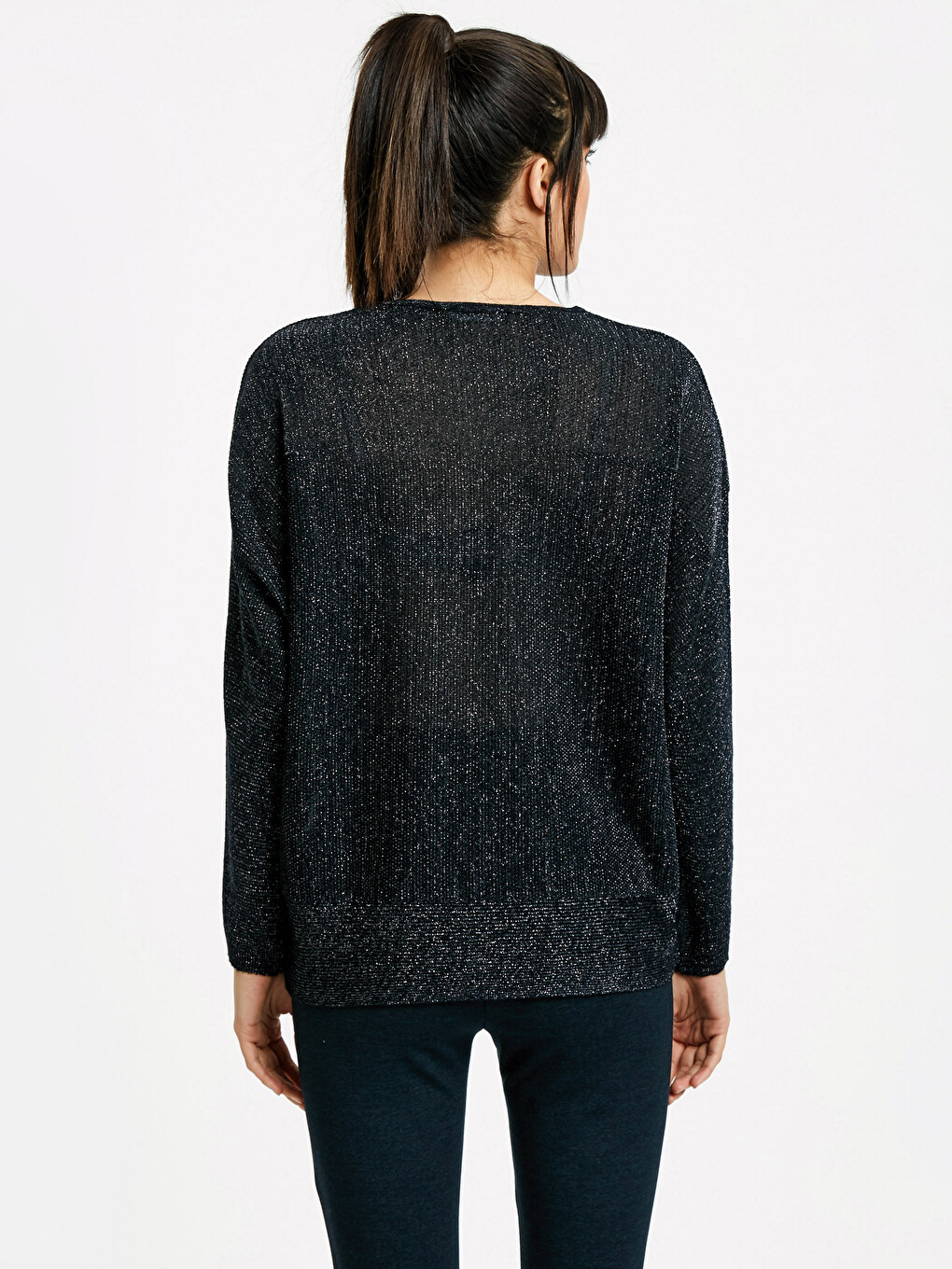 Woman Navy Sweater-1
