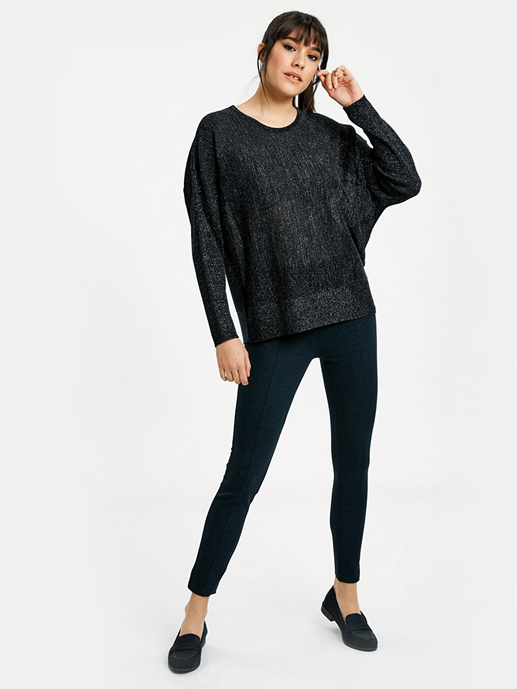 Woman Navy Sweater-2