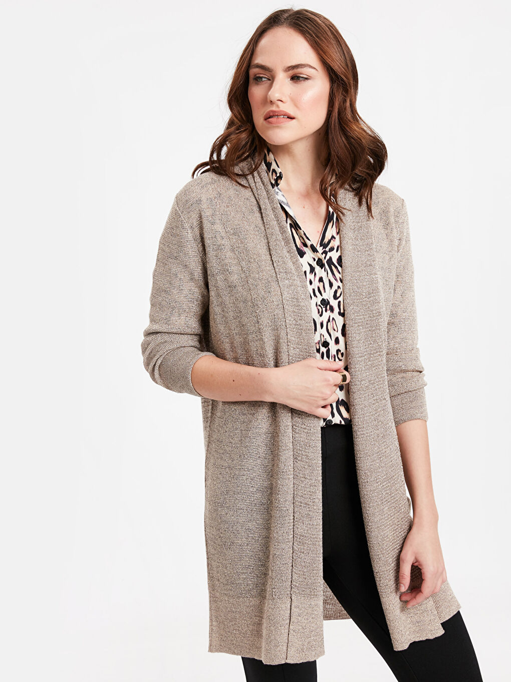 Woman BEIGE Cardigan