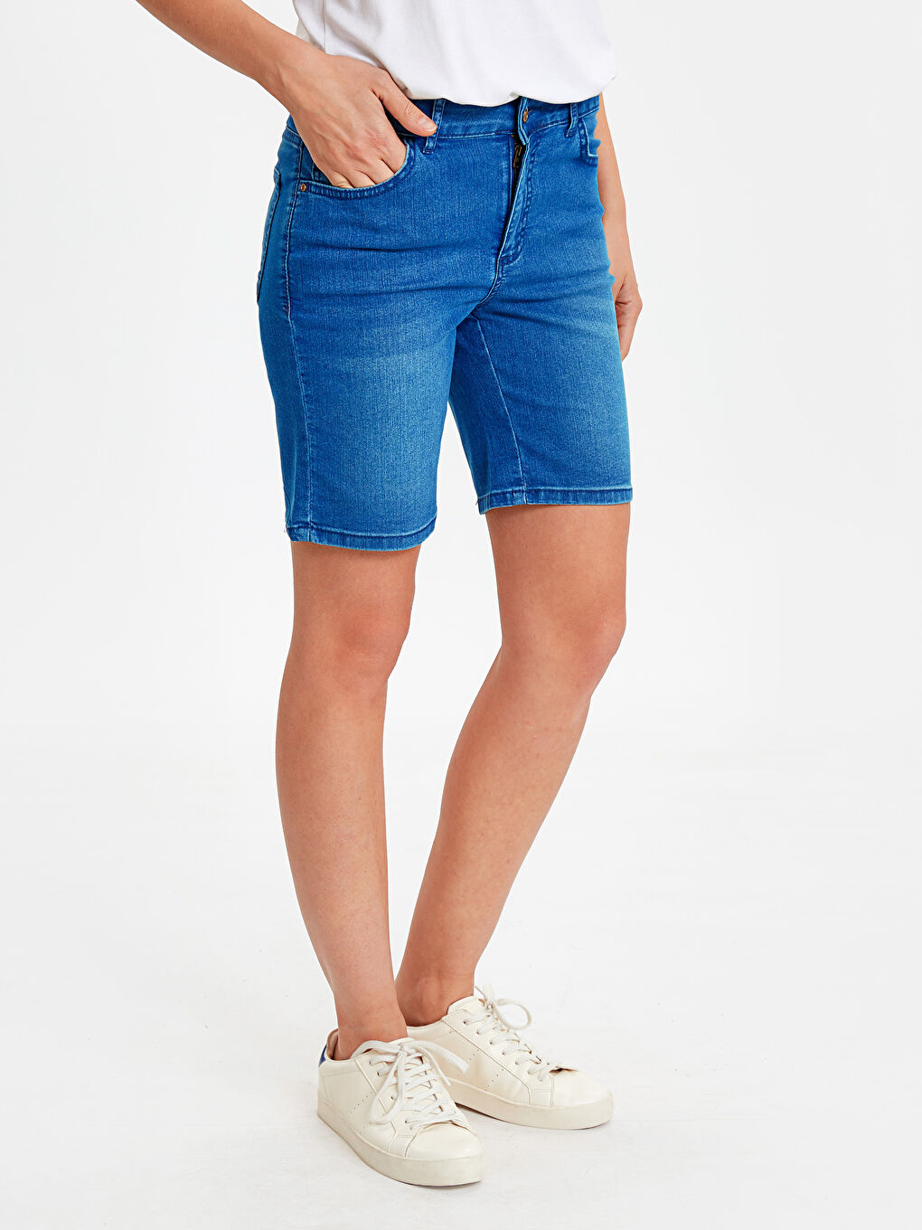Short en jean INDIGO Femme-1