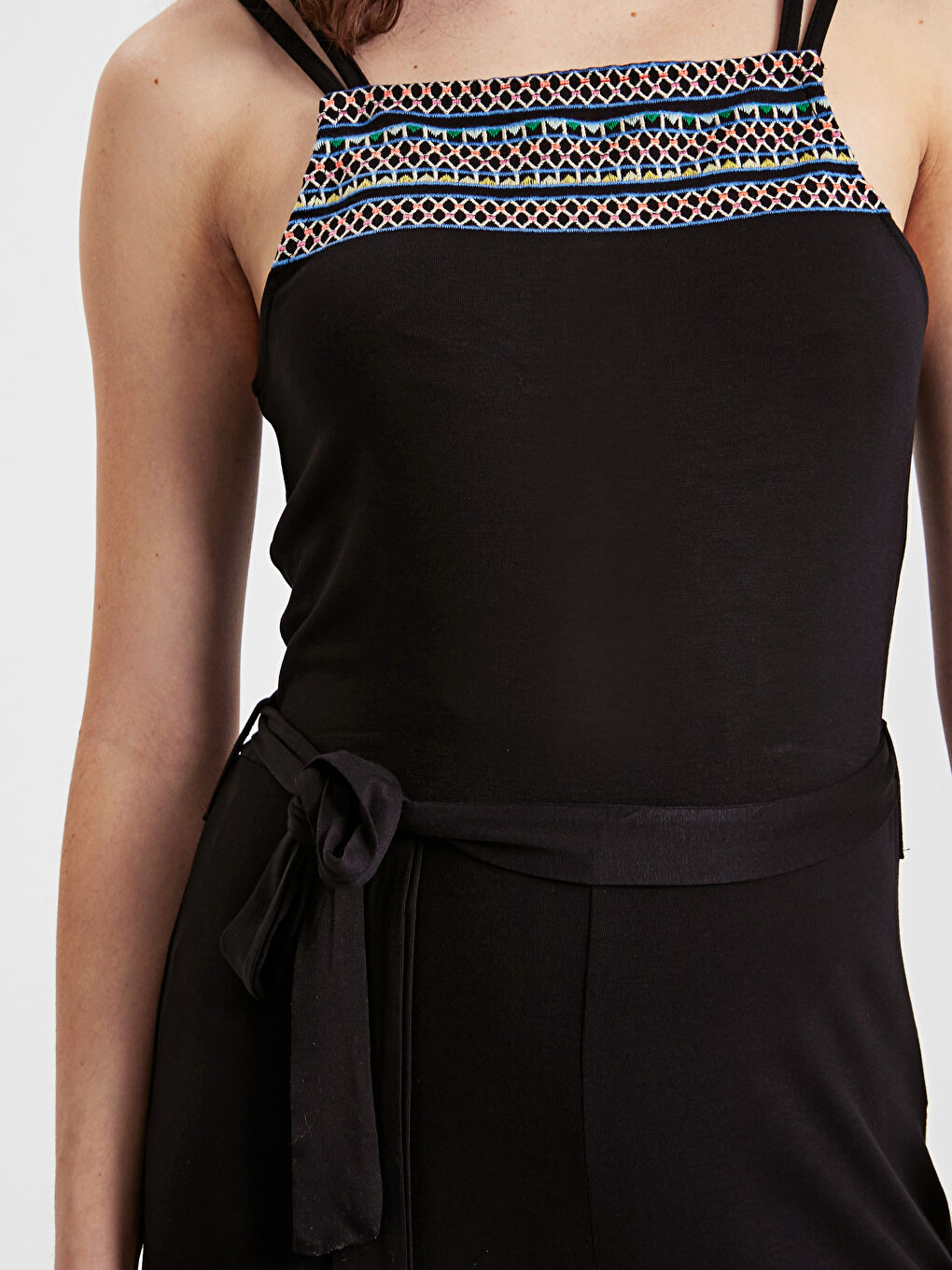 Yeni Siyah Plaj Elbisesi-2