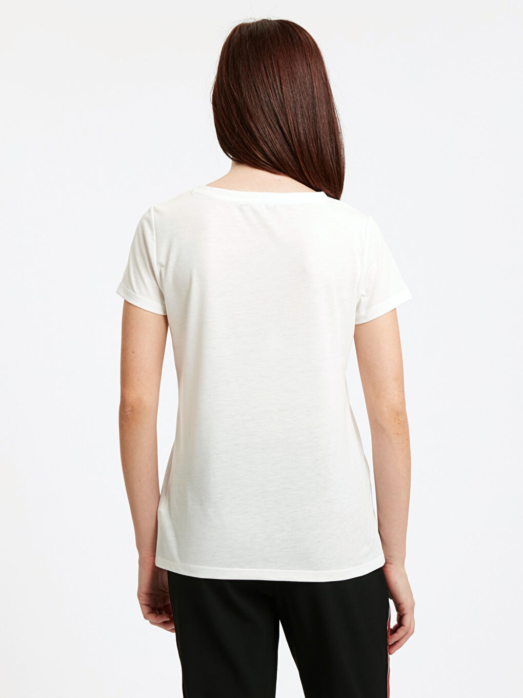 Ekru Tişört-1