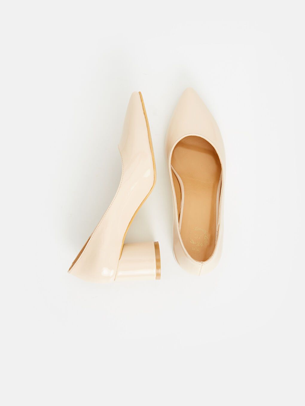 Женщины Бежевый Туфли на высоком каблуке-2