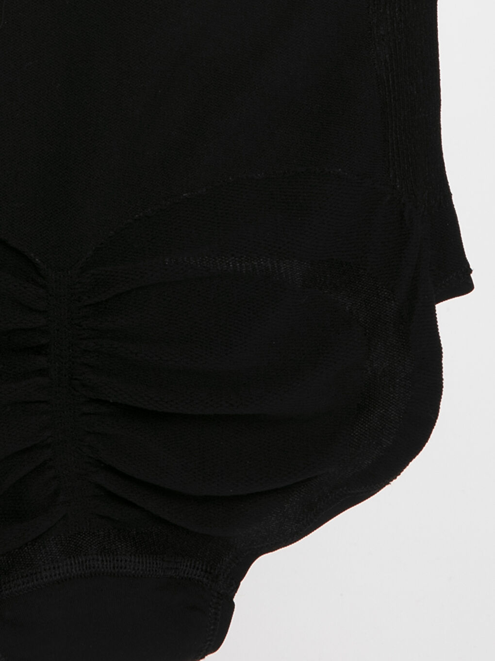 Siyah Standart Fit Kadın Dikişsiz Korse-2