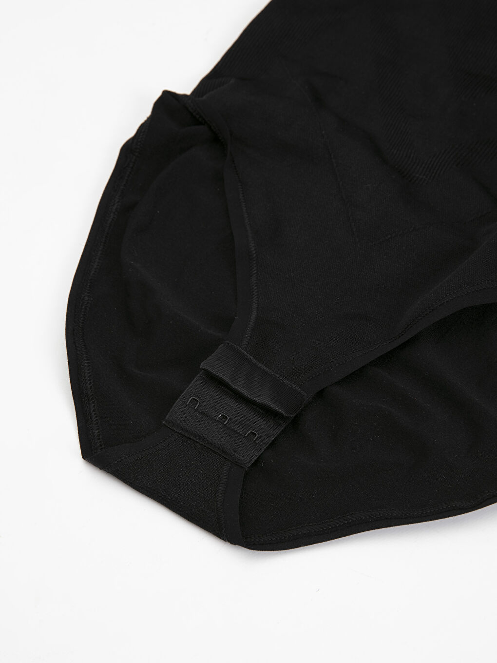 Siyah U Yaka Kadın Dikişsiz Korse-3