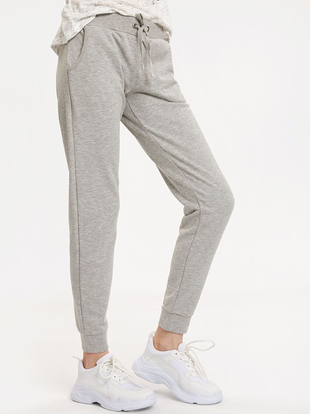 Woman GREY Sweatpants-1