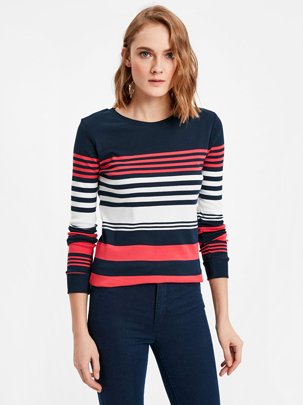 Striped Cotton Long Sleeve Shirts