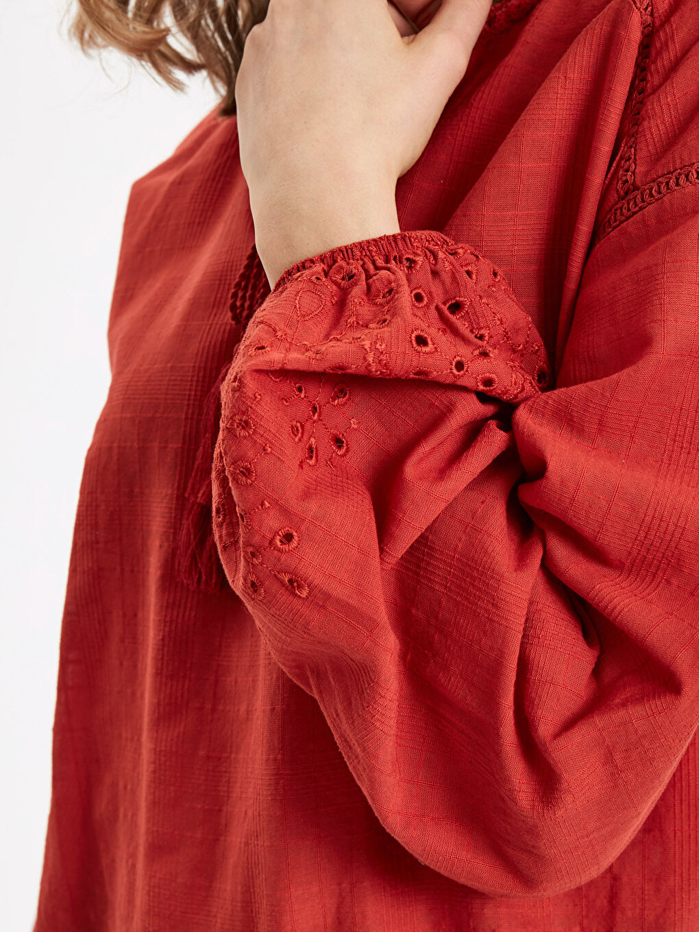 Blouse à Manches Longues pour Femmes Coupe Standard-3