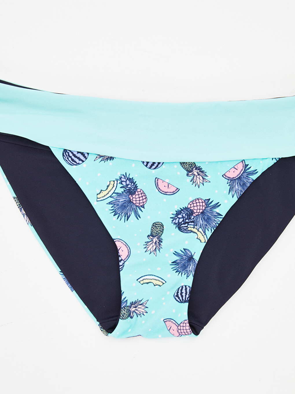 Bas de bikini Turquoise Femme-2