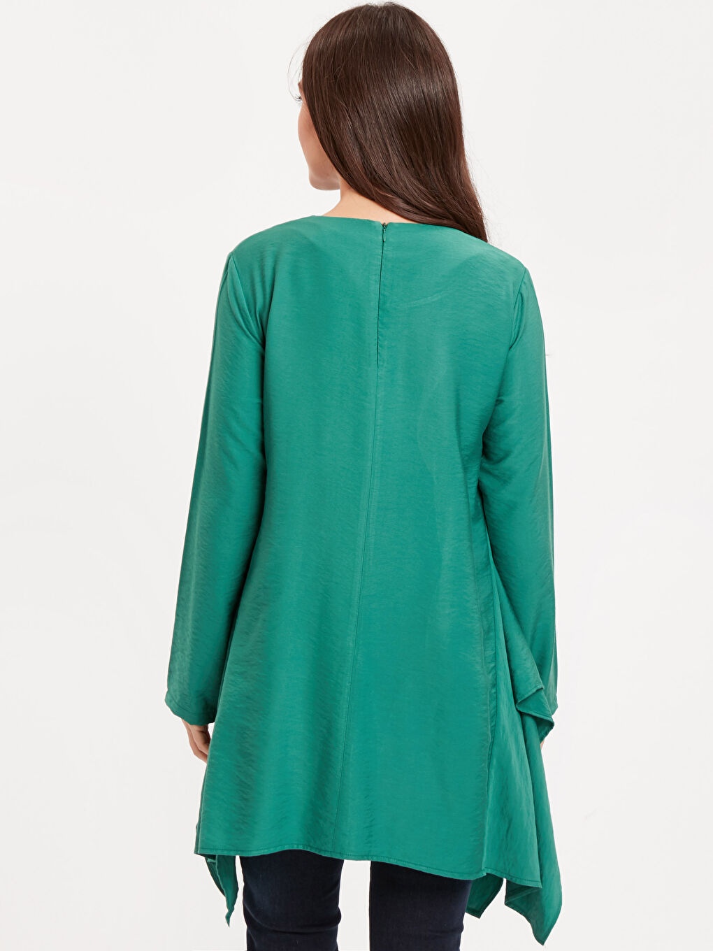LCW Modest Woman GREEN Tunic -9S7657Z8-H0B