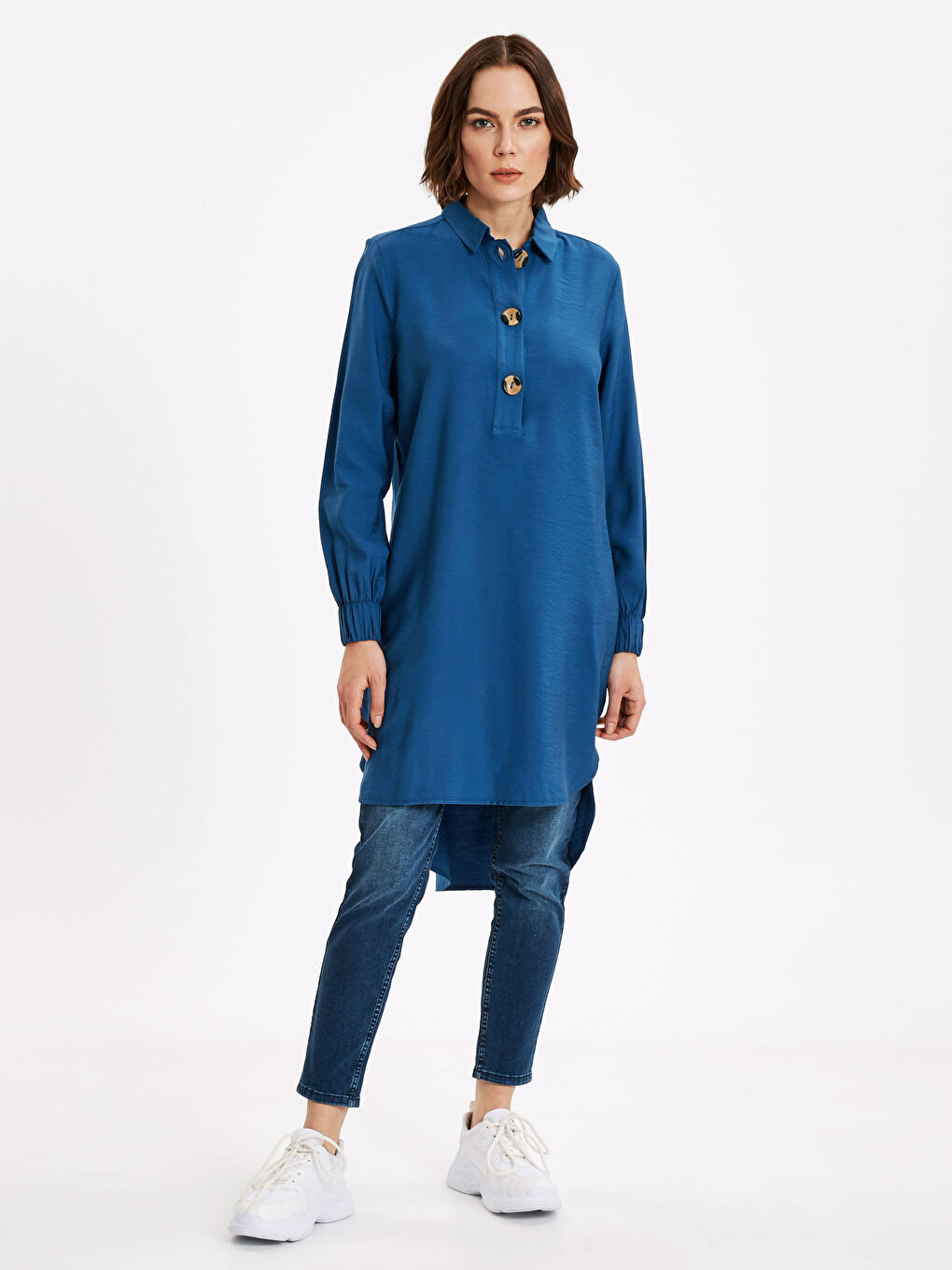 Woman BLUE Tunic-1
