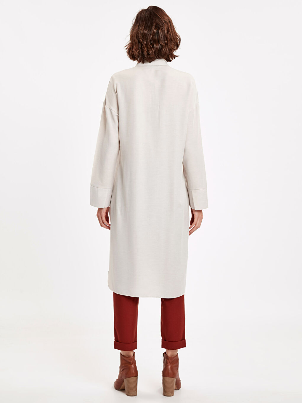 Women's Long Sleeve Tunic Gabardine Salas-1