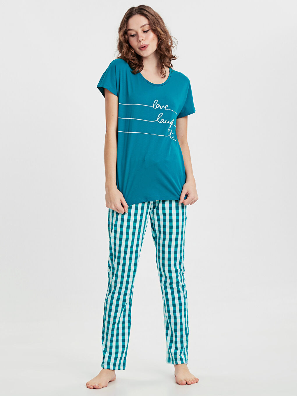 Ensemble de pyjama VERT Femme-1