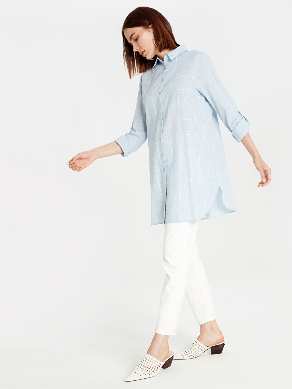 Tunique BLEU Femme-1